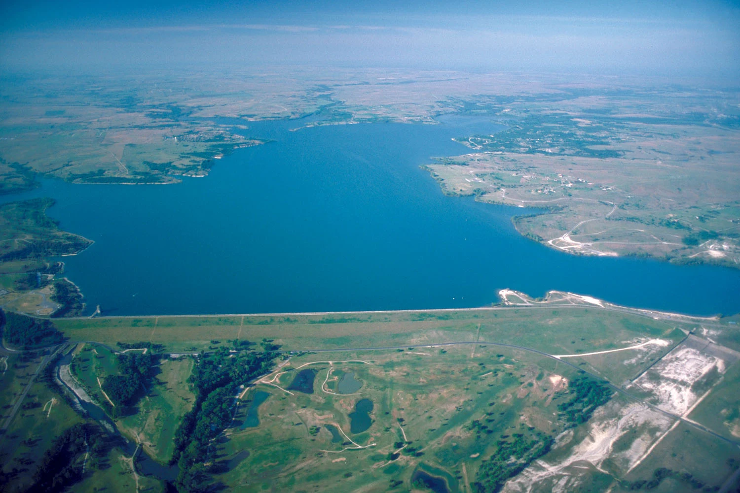 Benbrook Lake and Dam · Benbrook-area context, not a photograph of Aledo