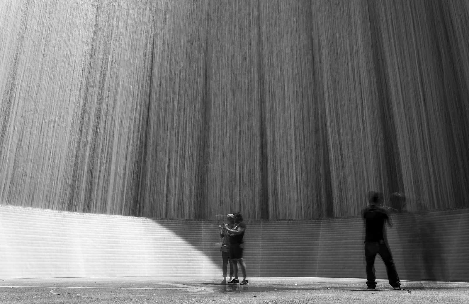 Gerald D. Hines Waterwall Park in Uptown Houston · wider west-Houston context, not a photograph of Tanglewood or Briargrove