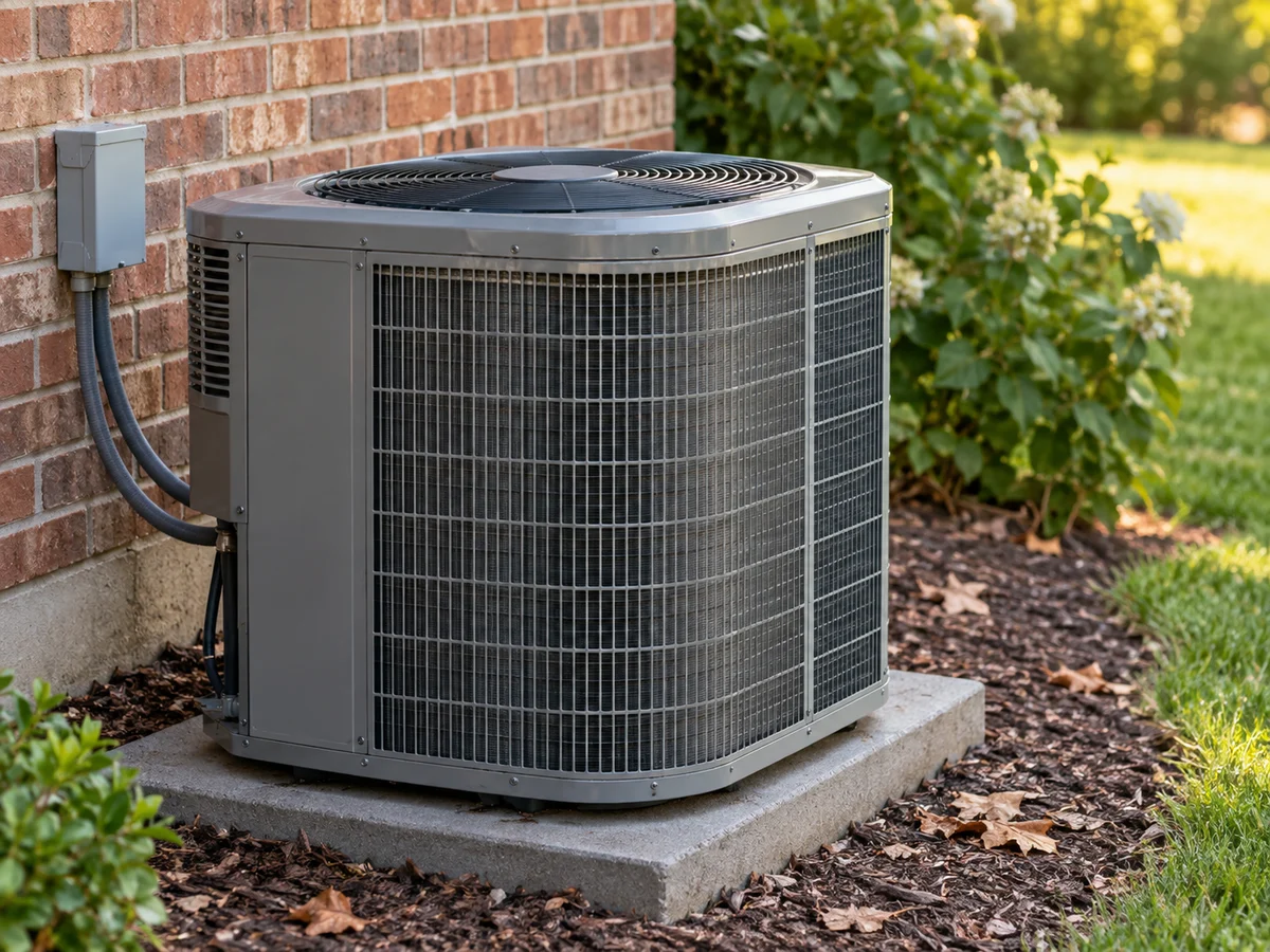 Outdoor AC condenser
