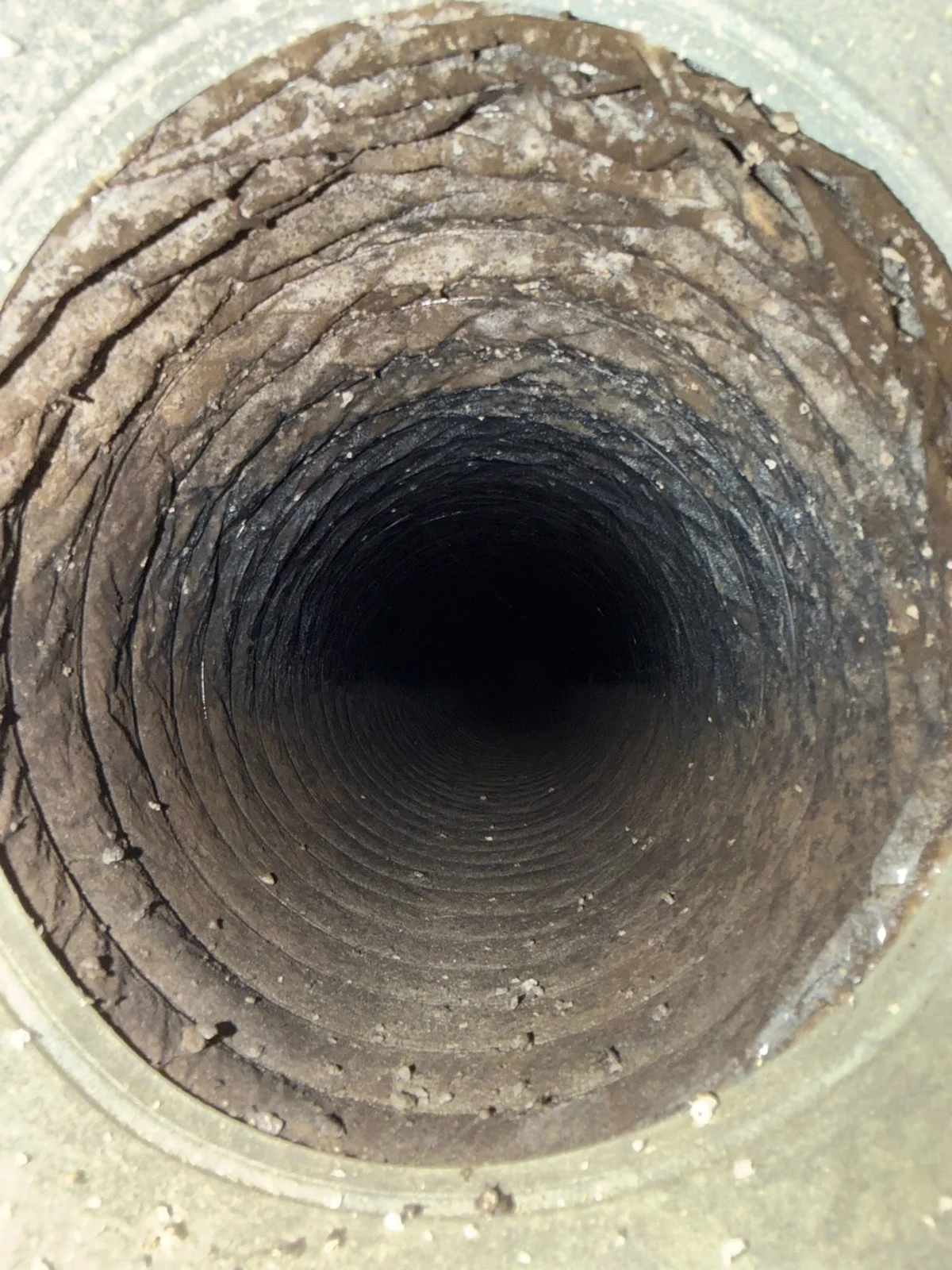 Before: air duct cleaning