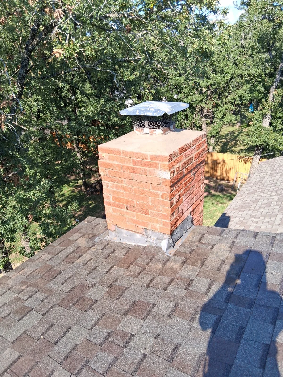 After: chimney rebuild