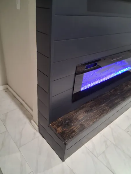 Master Pro supplied work photograph: fireplace project