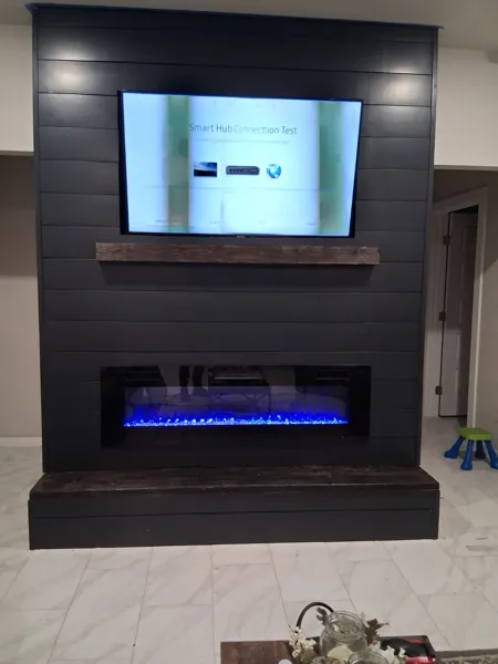 Master Pro supplied work photograph: fireplace project