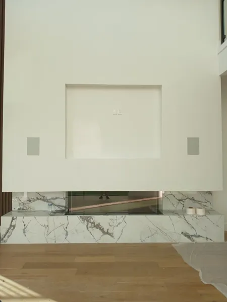 Master Pro supplied work photograph: fireplace project