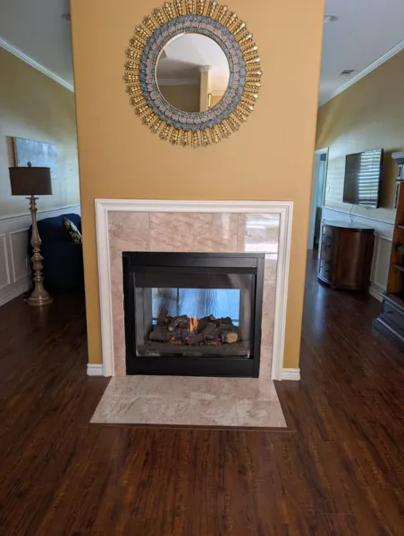 Master Pro supplied work photograph: fireplace project