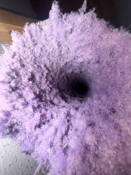 Visible lint buildup